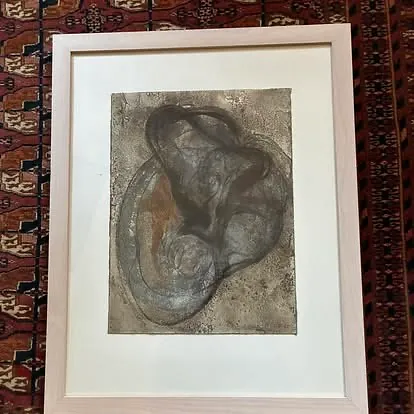 Akvarel af John Olsen