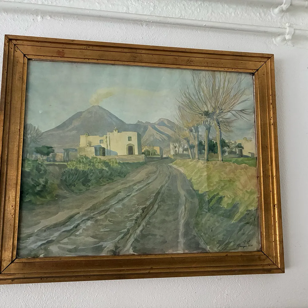 Farvetryk af Pompei 1904 - Peter Hansen